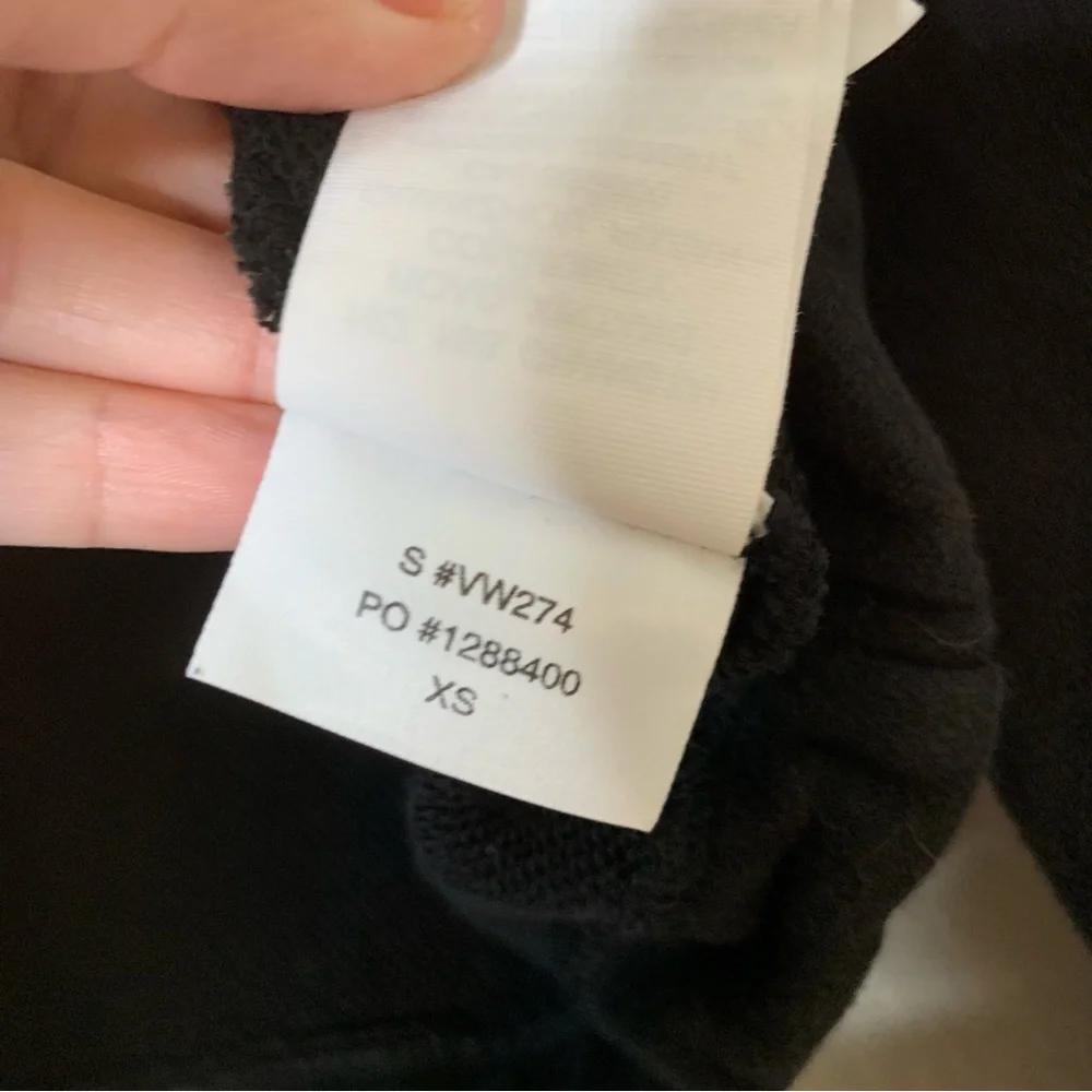 Vuori Womens black alpine 1/2 zip up sweater XS